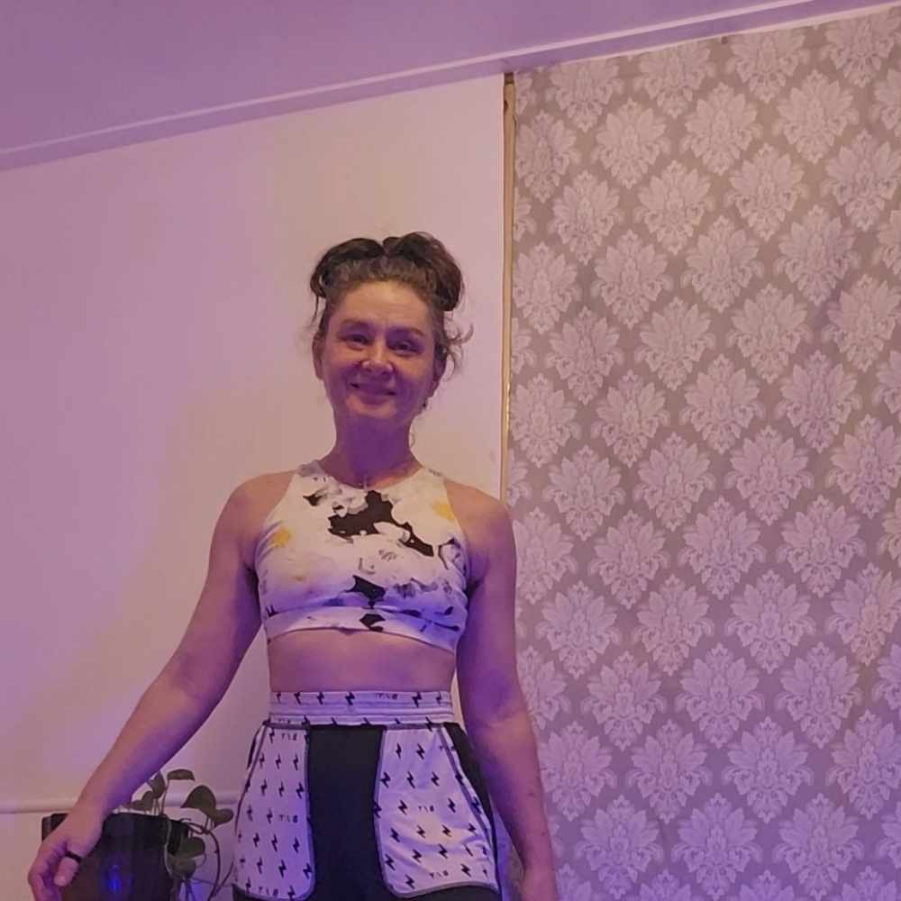 Floral Print Women's Sports Bra